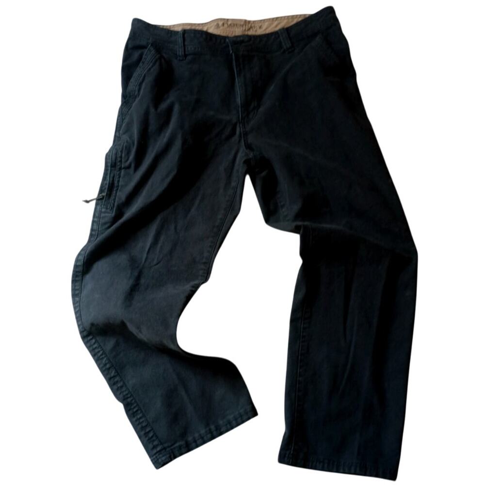 Legendary Outfitters Blk 5 pocket Carpenter Work Pants Cotton Canvas Stretch